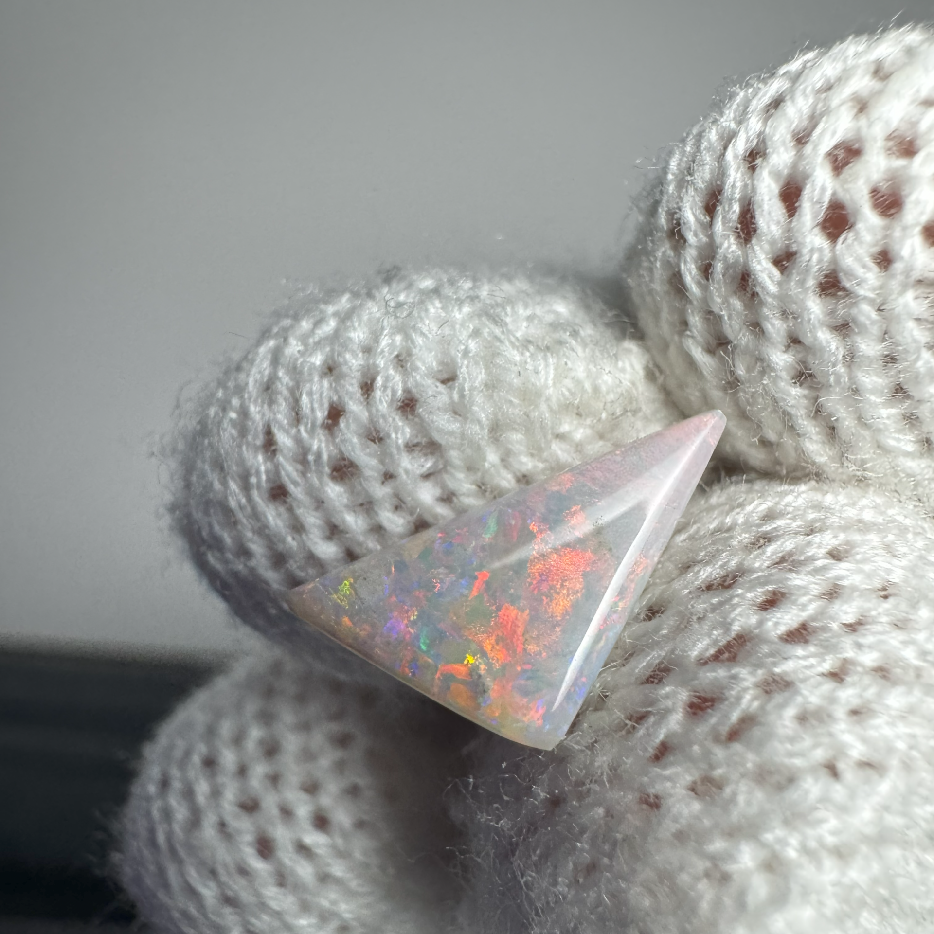 1.15 ct Thin Freeform Crystal Opal