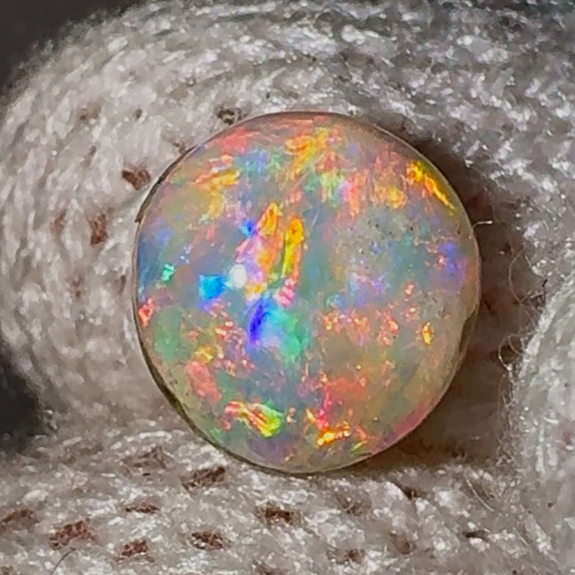 1.15 ct Round Crystal Opal
