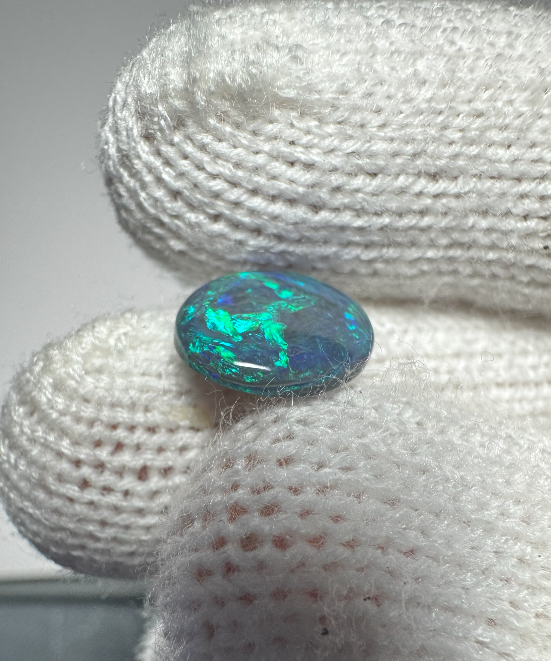 3.20 ct Oval Black Opal - Image 4
