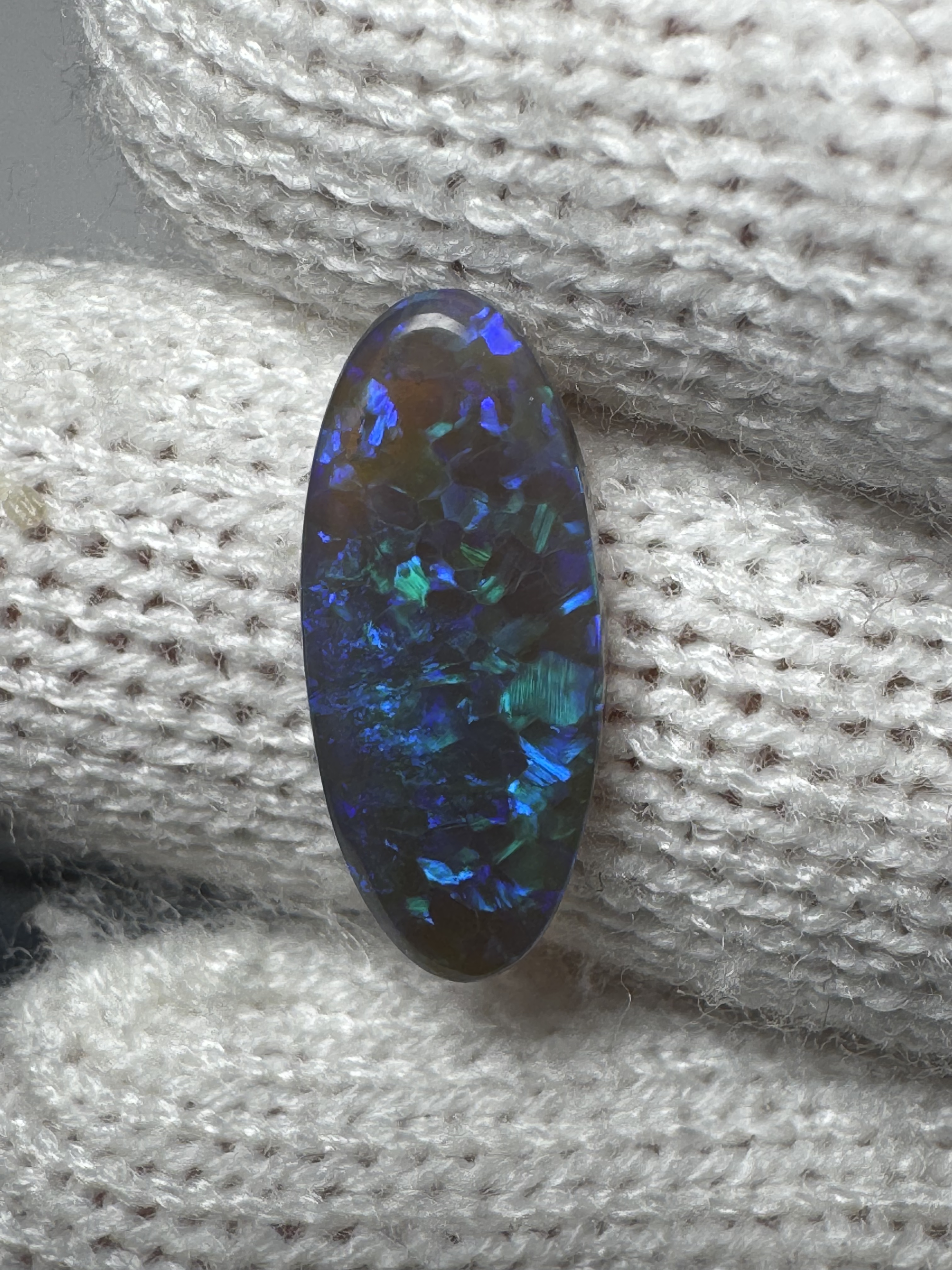 3.10 ct Oval Black Opal - Image 6
