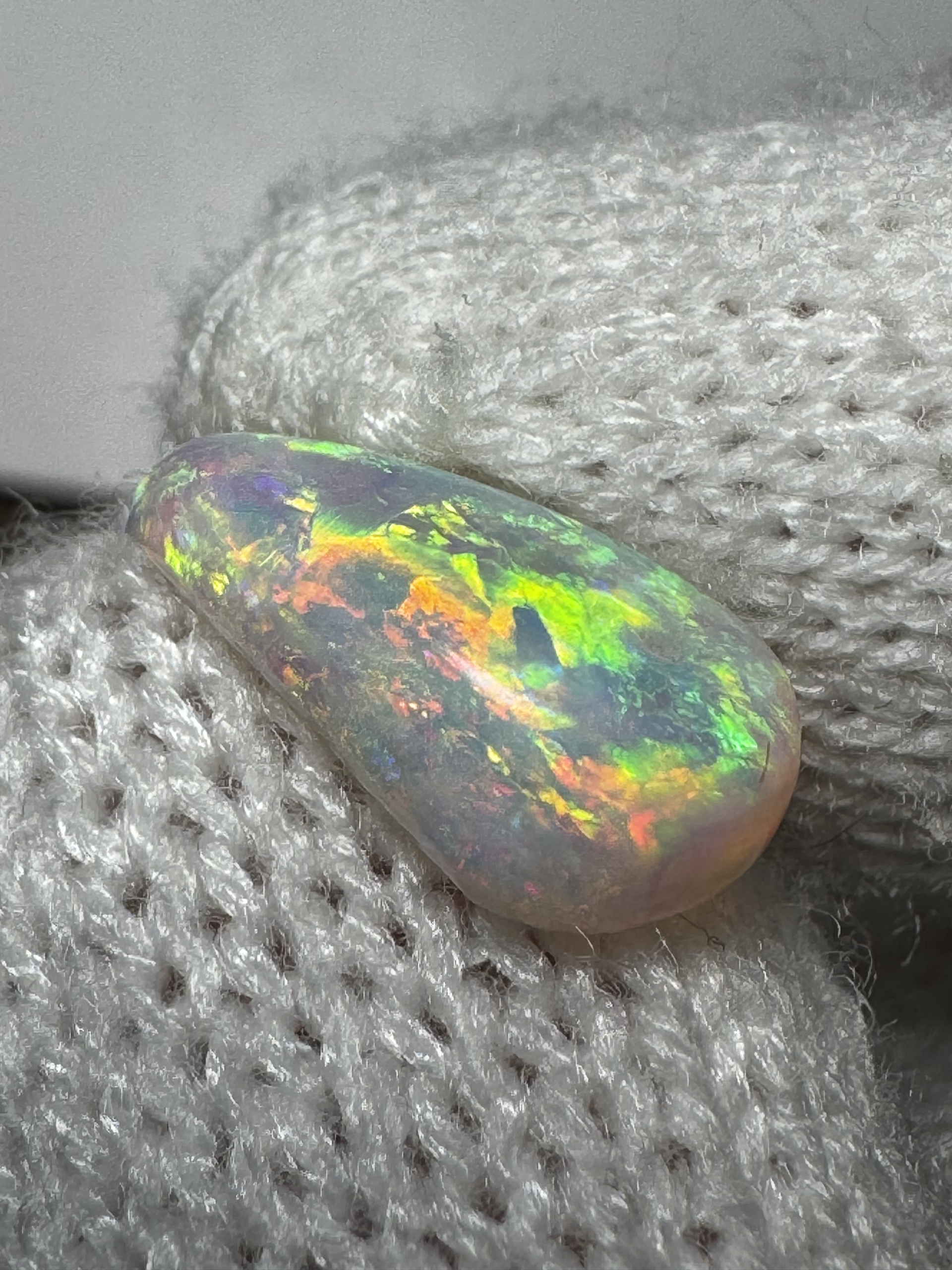 3.55 ct Teardrop Crystal Opal - Image 5