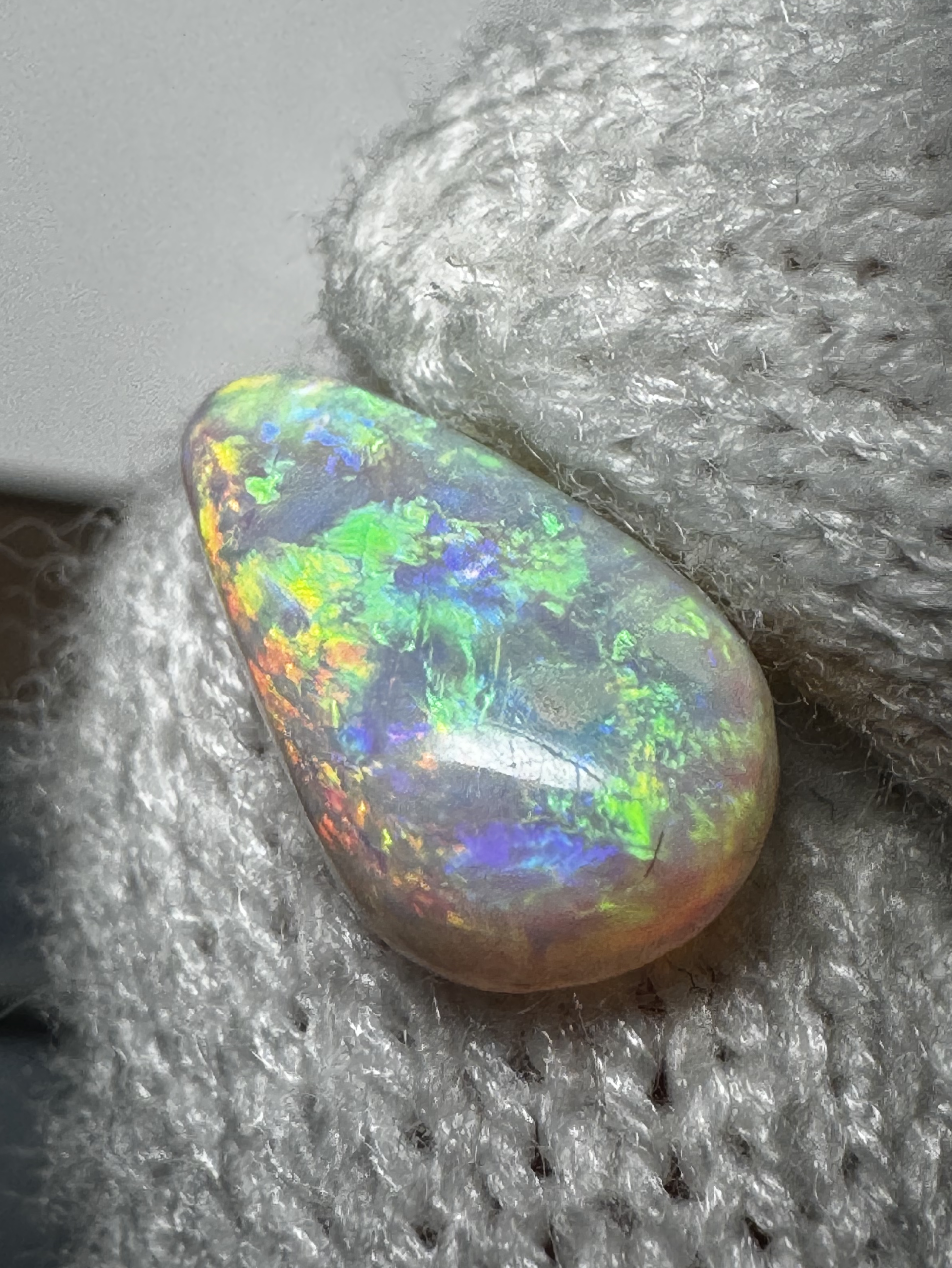 3.55 ct Teardrop Crystal Opal - Image 4